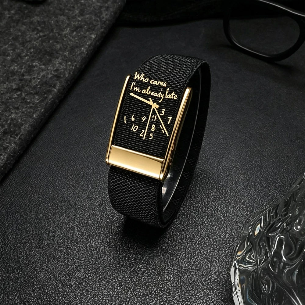 Noir et or Couleur du bracelet Bracelet Nylon Pour Google Fitbit Air & Whoop 5.0 Respirant