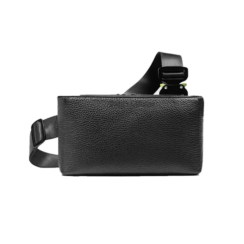 Sac Bandoulière Homme Compact En Similicuir Grainé