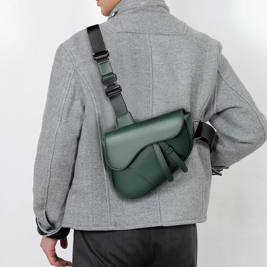 Sac Bandoulière Homme En Similicuir Style Besace