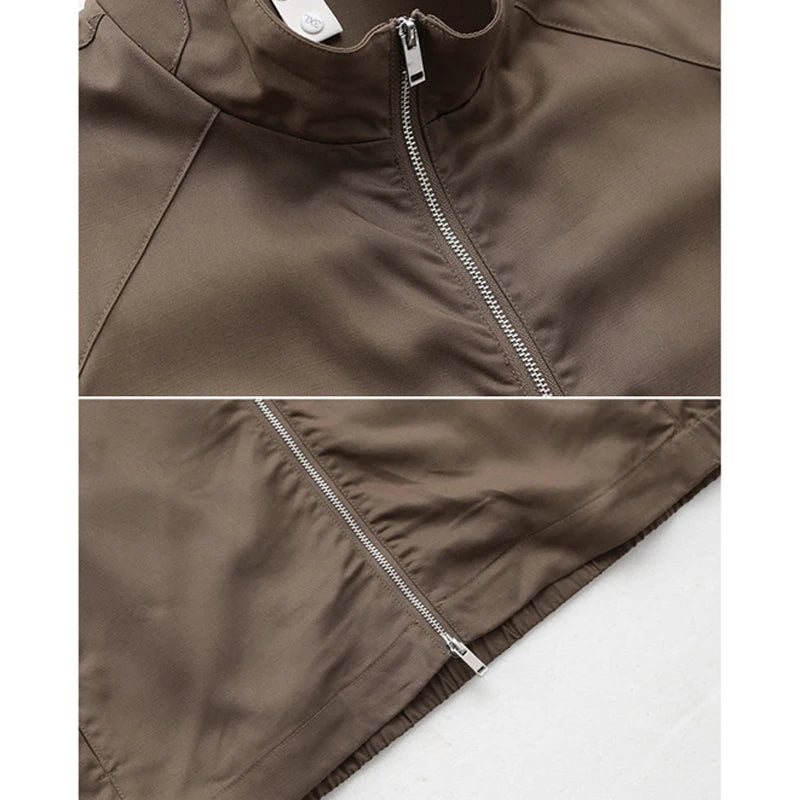 Gilet Sans Manches Homme Tencel Respirant À Glissière