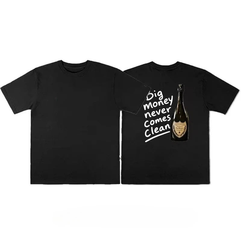1 Couleur T-shirt Streetwear Coton Imprimé Unisexe Col Rond