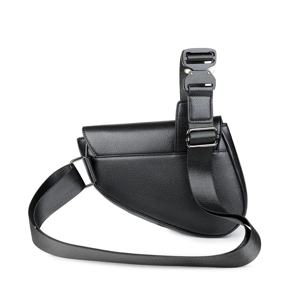 Sac Bandoulière Homme En Similicuir Style Besace