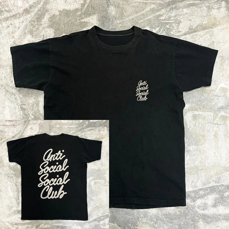 1 Color Oversized Graphic T-Shirt for Couples – Casual Streetwear