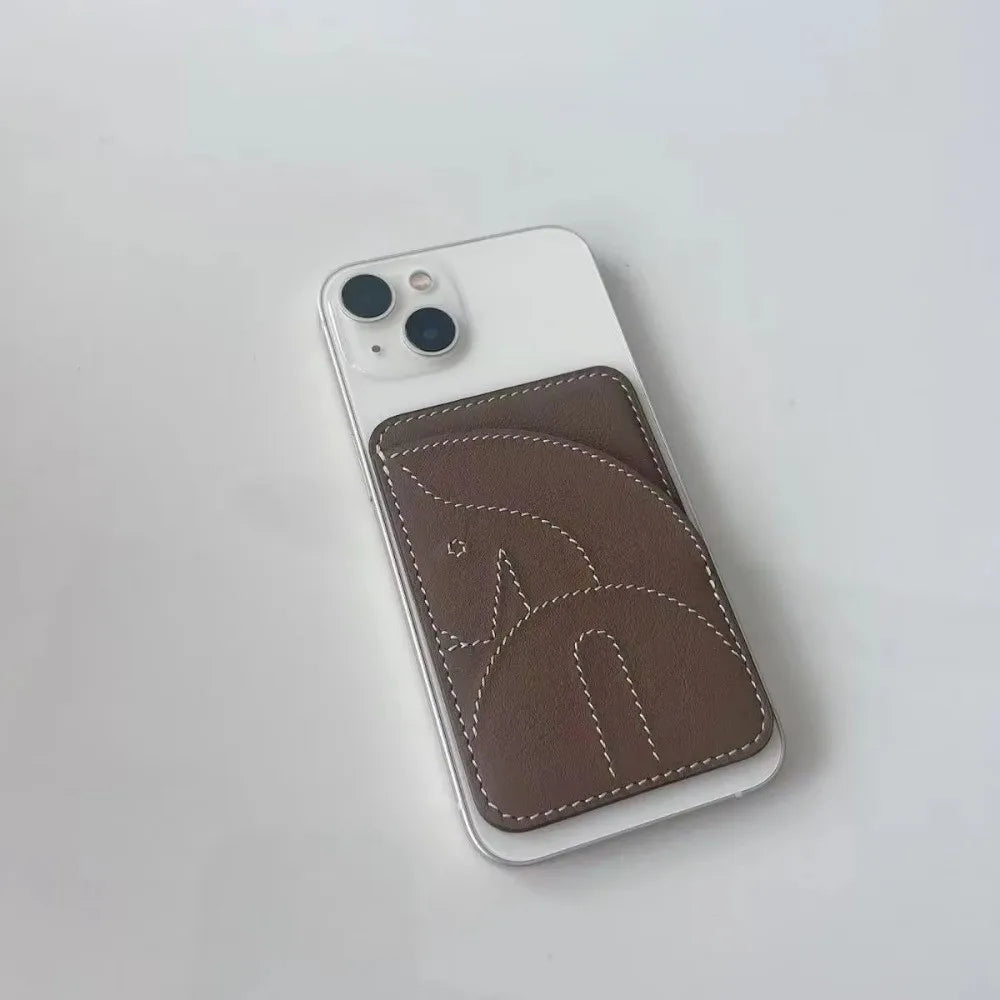 Porte-cartes Magnétique PU pour Cartes de Visite