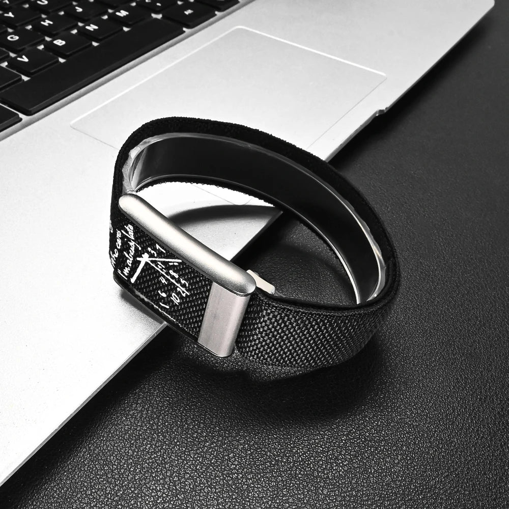 Bracelet Nylon Pour Google Fitbit Air & Whoop 5.0 Respirant