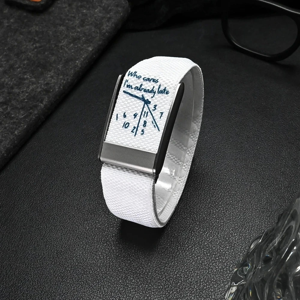 Blanc titane Couleur du bracelet Bracelet Nylon Pour Google Fitbit Air & Whoop 5.0 Respirant