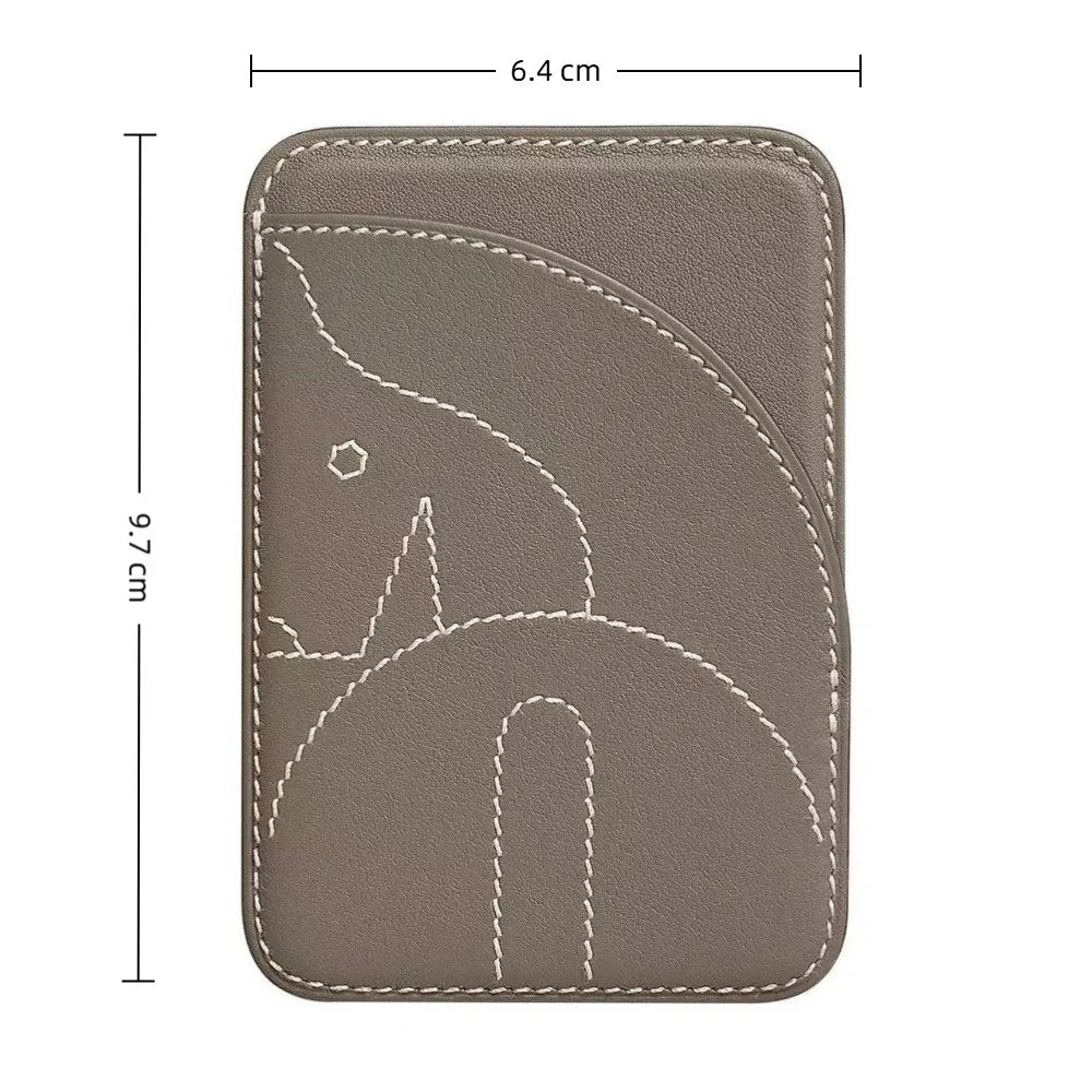 Porte-cartes Magnétique PU pour Cartes de Visite