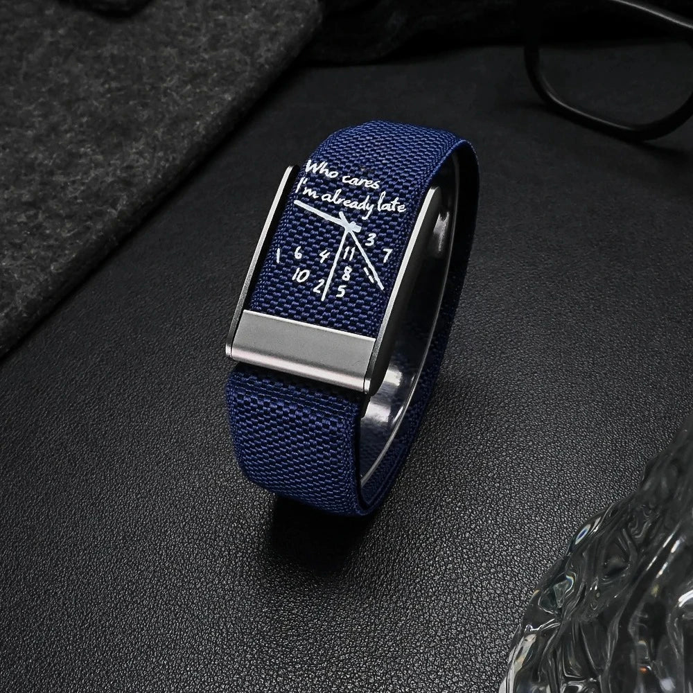 Bleu titane Couleur du bracelet Bracelet Nylon Pour Google Fitbit Air & Whoop 5.0 Respirant